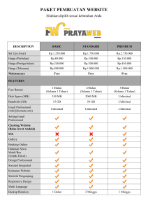 paket pembuatan website