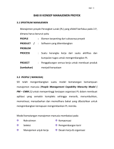 bab iii konsep manajemen proyek