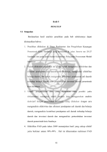 BAB 5 PENUTUP 5.1 Simpulan Berdasarkan hasil analisis