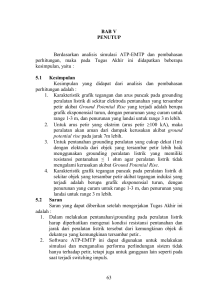 63 BAB V PENUTUP Berdasarkan analisis simulasi ATP