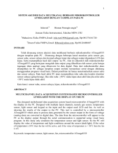 SISTEM AKUISISI DATA MULTIKANAL BERBASIS