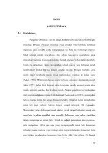 BAB II KAJIAN PUSTAKA. 2.1 Pendahuluan Pengaruh Globalisasi