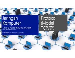 Teori Pertemuan 5 Protocol Model TCP-IP