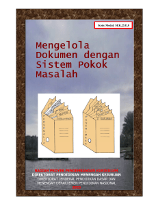 Mengelola Dokumen Dengan Sistem Pokok Masalah