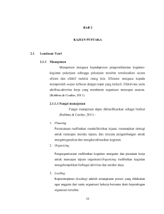 BAB 2 KAJIAN PUSTAKA 2.1 Landasan Teori 2.1.1