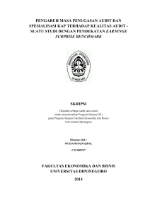 pengaruh masa penugasan audit dan spesialisasi