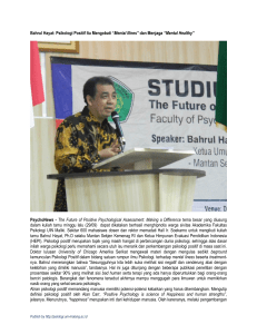 Bahrul Hayat - Fakultas Psikologi UIN Maulana Malik Ibrahim Malang