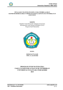 program studi matematika fakultas keguruan dan