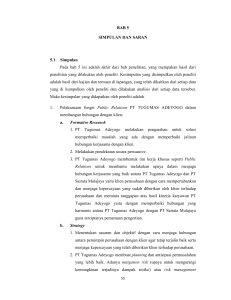 55 BAB 5 SIMPULAN DAN SARAN 5.1 Simpulan