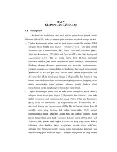 bab v kesimpulan dan saran