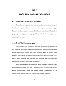 BAB IV HASIL ANALISA DAN PEMBAHASAN