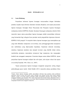 1 BAB 1 PENDAHULUAN 1.1 Latar Belakang