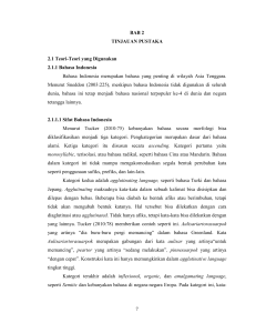 7 BAB 2 TINJAUAN PUSTAKA 2.1 Teori