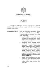 kedudukan waria - Sulhani hermawan