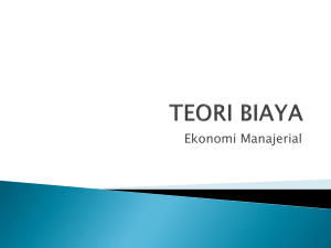 teori biaya - UIGM | Login Student