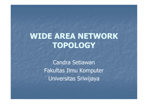 wide area network topology - ePrints Sriwijaya University