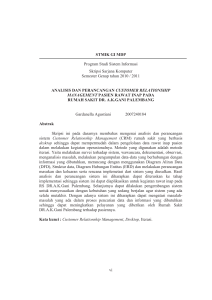 STMIK GI MDP Program Studi Sistem Informasi