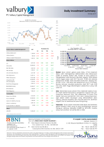 Daily Investment Summary - Valbury Capital Management