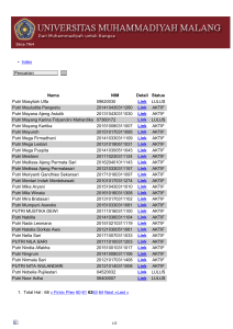 List Mahasiswa Abjad P Halaman ke 62 - Student Site