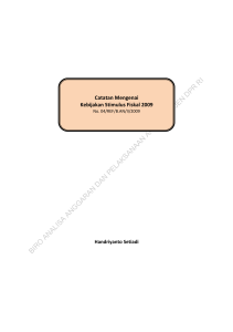 04-REF-BAN-II-2009 Catatan mengenai Keb Stimulus