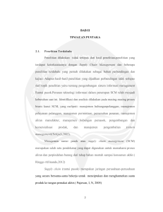 BAB II TINJAUAN PUSTAKA 2.1. Penelitian Terdahulu Penelitian