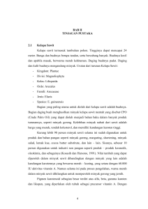 4 BAB II TINJAUAN PUSTAKA 2.1 Kelapa Sawit Kelapa sawit