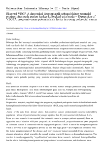 Ekspresi VEGF-A dan reaksi desmoplastik sebagai faktor potensial