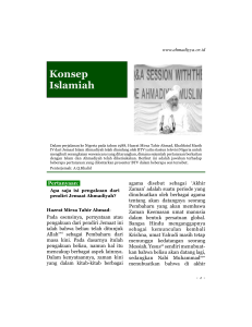 Konsep Islamiah