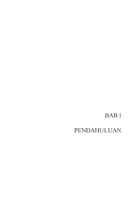 BABI PENDAHULUAN