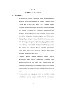 BAB IV KESIMPULAN DAN SARAN 4.1 Kesimpulan 1