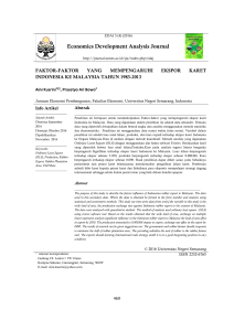 Economics Development Analysis Journal