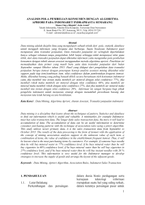 format sisfo - Universitas Dian Nuswantoro