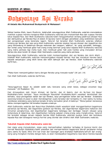 Dahsyatnya Api Neraka - Salafuna