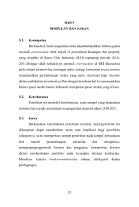 37 BAB 5 SIMPULAN DAN SARAN 5.1. Kesimpulan Berdasarkan