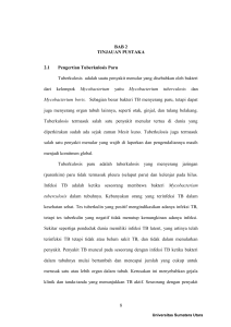 8 BAB 2 TINJAUAN PUSTAKA 2.1 Pengertian Tuberkulosis Paru