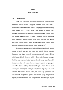 BAB I PENDAHULUAN 1.1. Latar Belakang Salah satu komplikasi