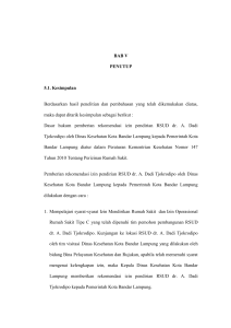 BAB V PENUTUP 5.1. Kesimpulan Berdasarkan hasil penelitian dan