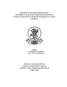 metode untuk mengoptimalkan pendidikan karakter terhadap