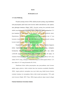 BAB 1 PENDAHULUAN 1.1 Latar Belakang Penyakit jantung