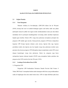 10 BAB II KAJIAN PUSTAKA DAN HIPOTESIS PENELITIAN 2.1