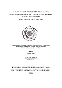 fakultas ekonomi jurusan akuntansi universitas muhammadiyah