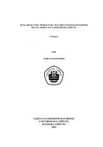 fakultas ekonomi dan bisnis universitas lampung bandar lampung