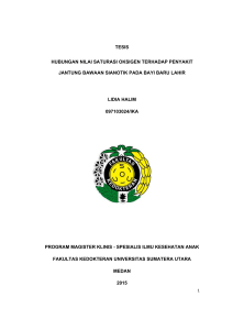 tesis hubungan nilai saturasi oksigen terhadap penyakit jantung