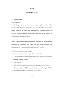 BAB II TINJAUAN PUSTAKA 2.1 Rumah Tunggu 2.1.1 Pengertian