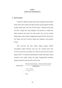 BAB IV HASIL DAN PEMBAHASAN A. Hasil Penelitian Penelitian ini