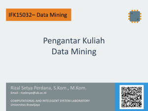 penerapan data mining - Rizal Setya Perdana