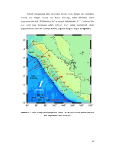 40 Setelah mengekstrak efek pergerakan Sunda block, dengan cara