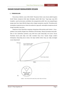 DASAR-DASAR MANAJEMEN DESAIN