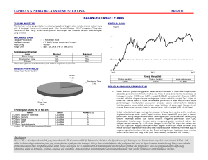 LAPORAN KINERJA BULANAN INVESTRA LINK Mei 2012