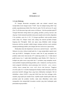 BAB I PENDAHULUAN 1.1.Latar Belakang PT Triangle